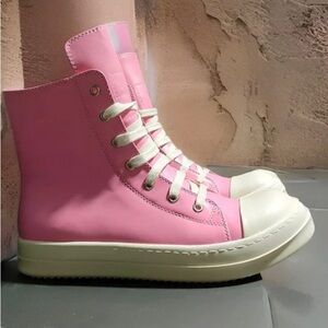 Pink Rick Owen looking shoes